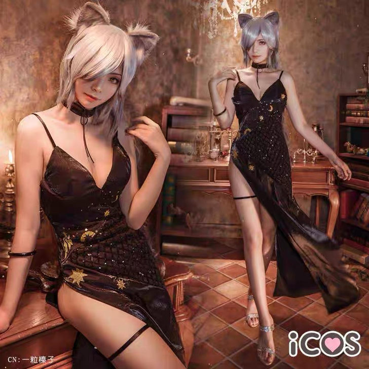 ICOS 明日方舟 黑 周年礼服