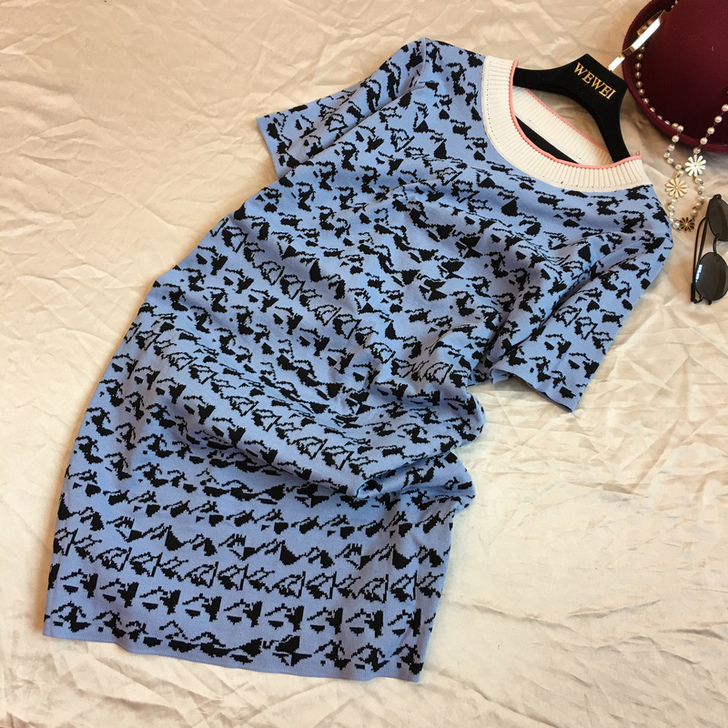 2017夏季新款 潮韩版学生显瘦港味裙子小...