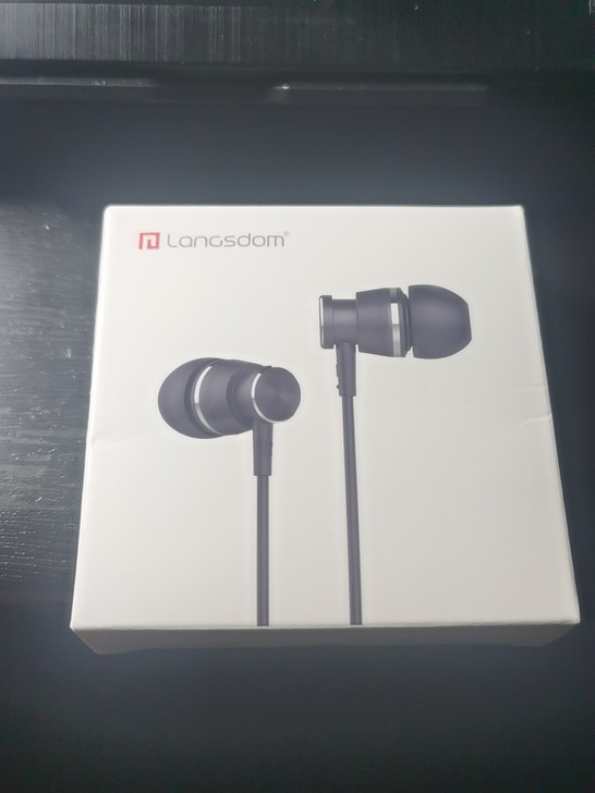 兰士顿有线耳机，3.5mm接头，全新未拆封