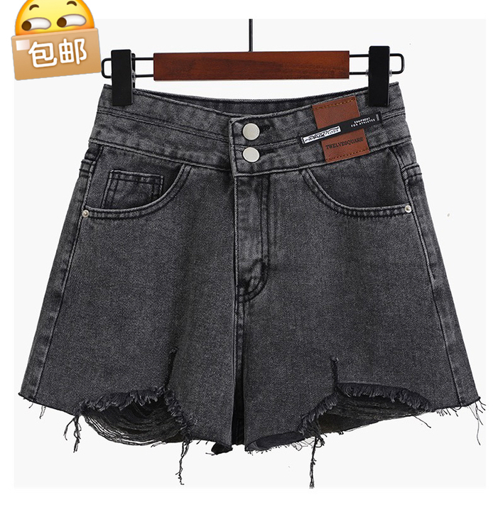 牛仔短裤L码