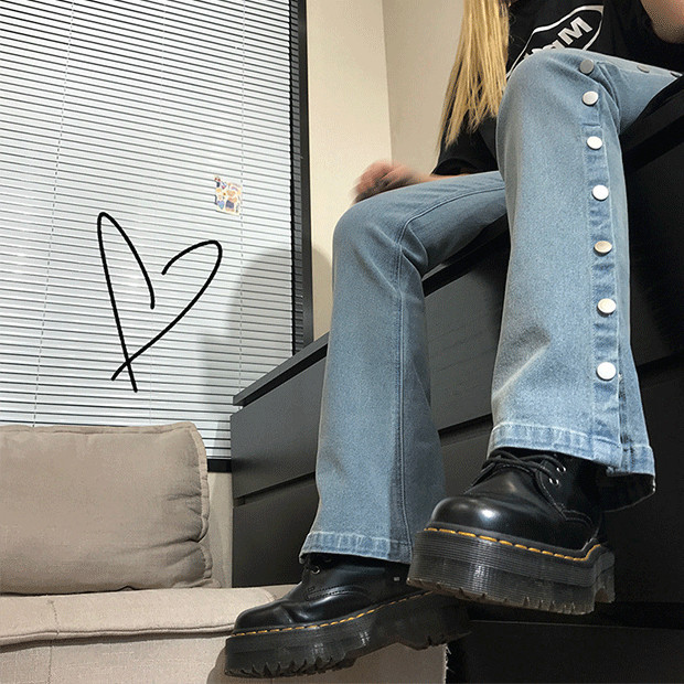 牛仔裤 洗过未穿过!