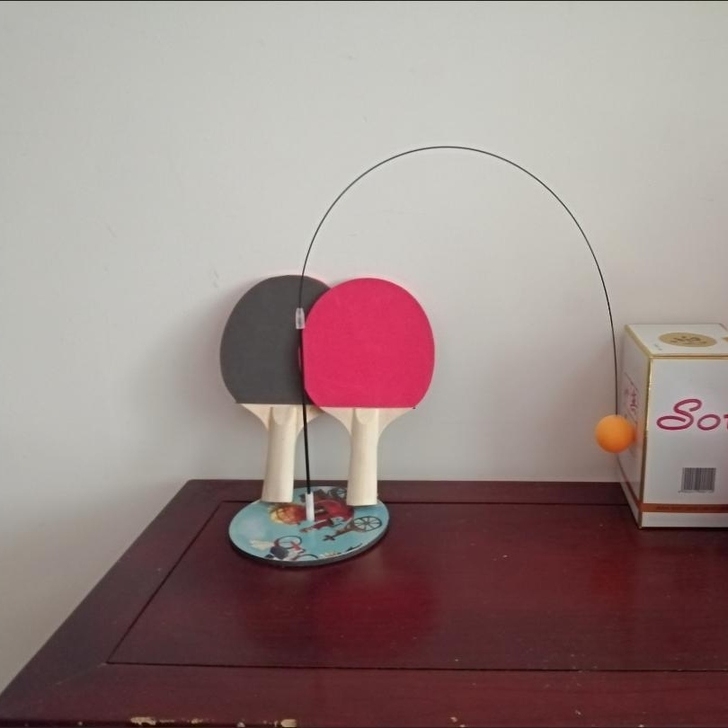 朋友店铺转型低价转手一批乒乓球训练器弹力软...