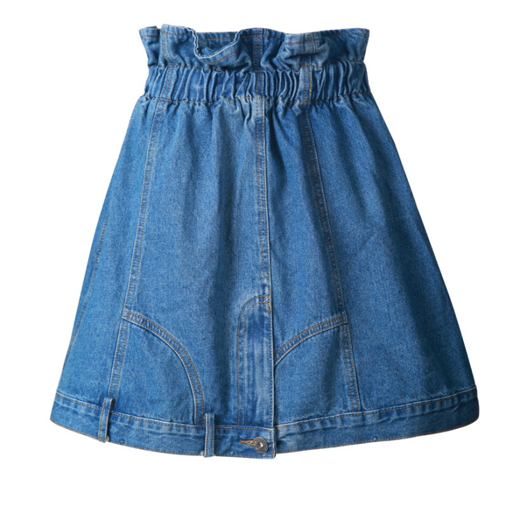 两三事 露天座椅 牛仔短裙