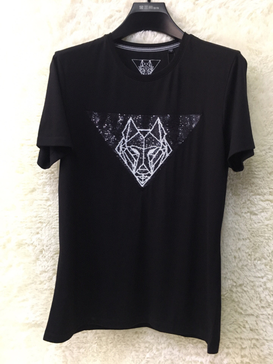 七匹狼短袖圆领T恤衫男 50码 qx252...