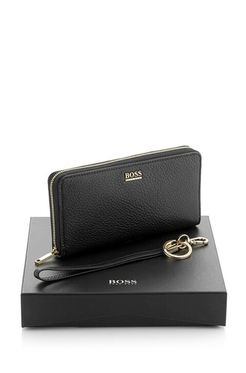 Hugo boss 男士钱包头层牛皮女士手...