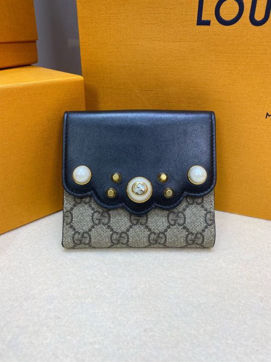 Gucci钱包短款 钱包 98新 珍珠款 ...