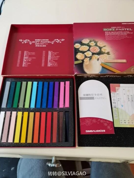 24色雄狮软式粉彩 24色雄狮软式粉彩