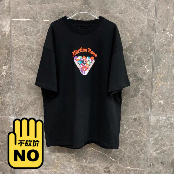 Rose 桌球台球人像OS宽松男女短袖T恤...