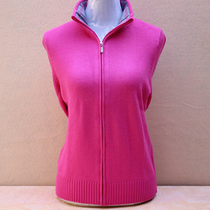 99新羊绒衫女，拉链开衫，立领，加厚，灰色...