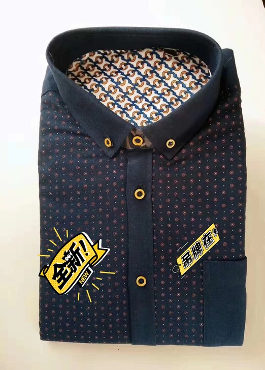 欧玛专柜：男士加绒保暖衬衫，40元一件