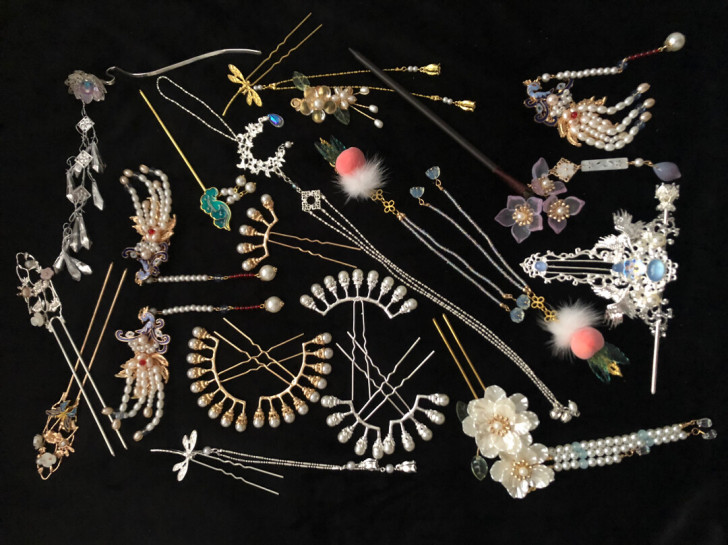 古风汉服配饰 发饰套装 39.9福袋在图...