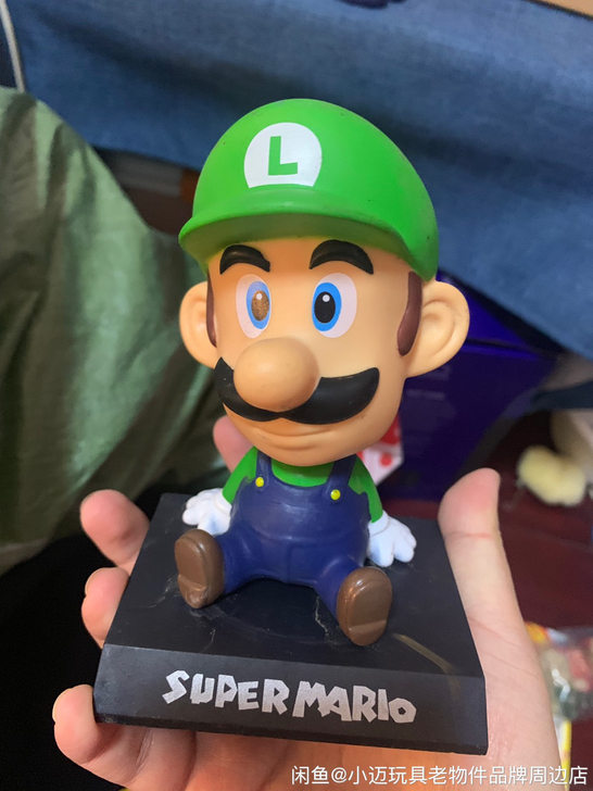 超级玛丽正版车载摆件摇摇头玩具