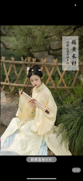 山海记【醉春风】 明制立领对襟直袖长衫渐变...