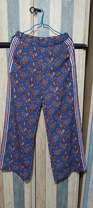 KAREY民族风阔腿裤女，松紧带腰围，尺码...