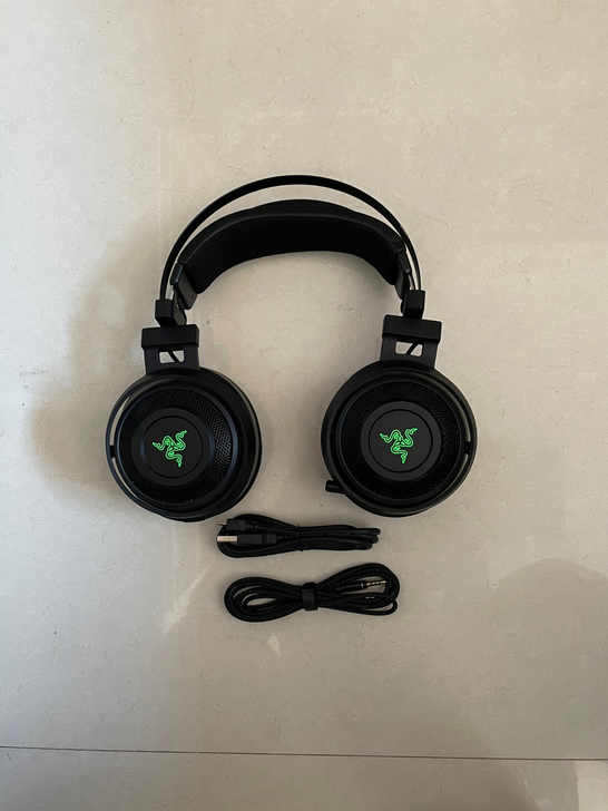 雷蛇影姣幻彩版终极版无线吃鸡头戴式耳机 成...