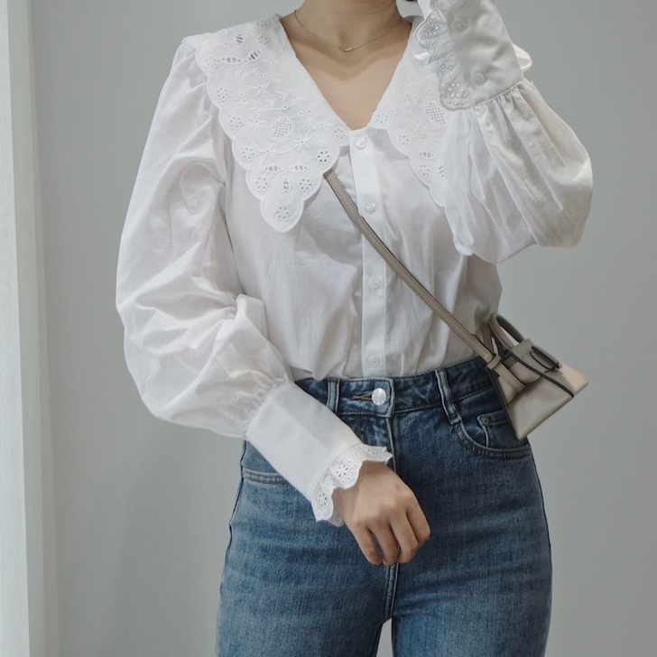 白色衬衣 穿了半天 喜欢的留言 吧