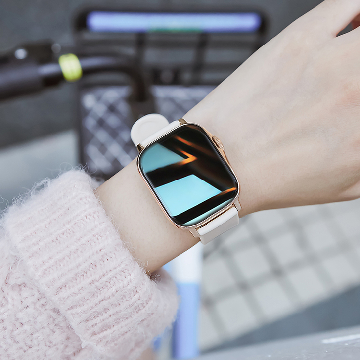 苹果华为通用智能手表女款心率血压蓝牙电话多...