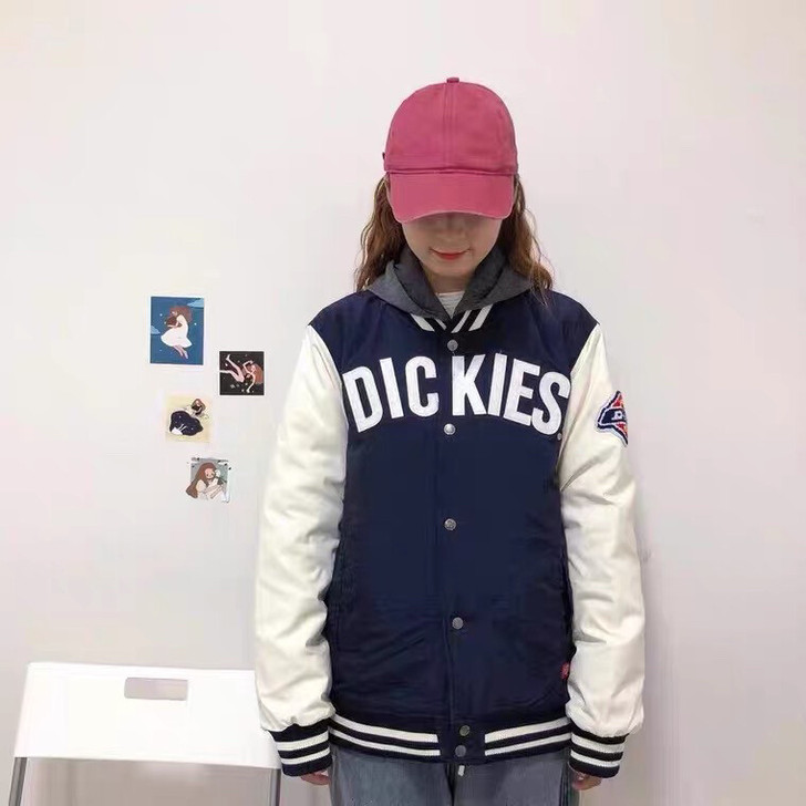 dickies棒球棉服L码 九新便宜出