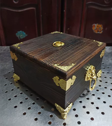 复古中式创意收纳盒收拾收纳桌面小摆件 尺寸...