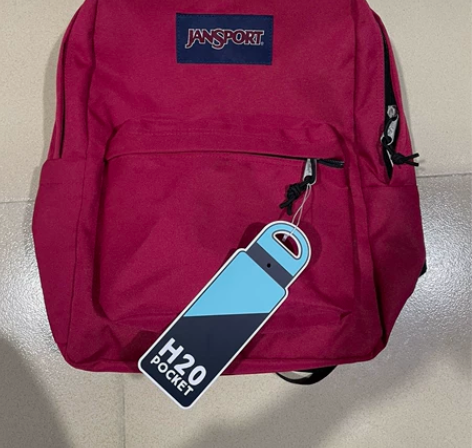 全新酒红Jansport杰斯伯正品双肩背包...