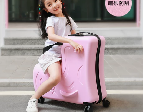 【火拼价】网红儿童旅行箱可坐骑拉杆箱宝宝带...