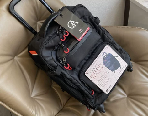 出口日本多功能登机拉杆行李箱小轻便可双肩背...