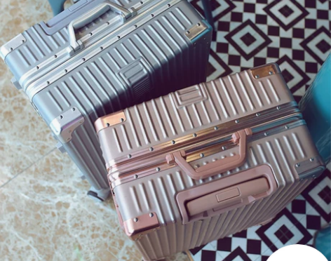 【年货价】ins行李箱万向轮网红铝框拉杆箱...