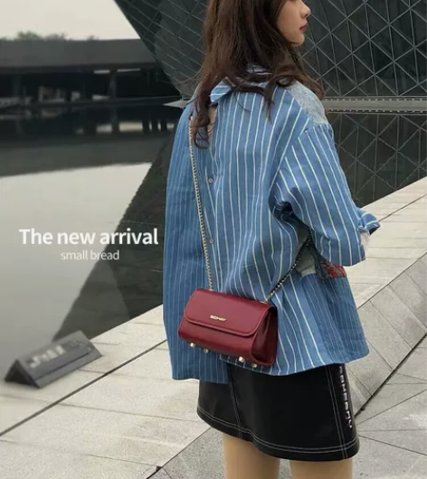 somay夏天红色单肩包包2020新款in...