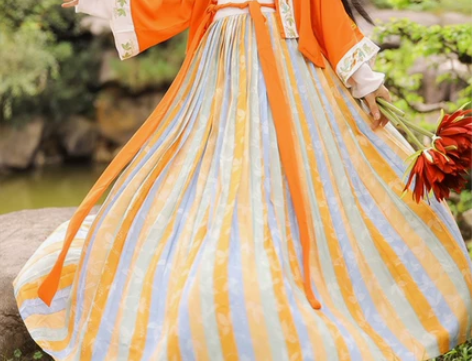 正版汉服出租｜玉术原创汉服女七月宋制齐腰儒...