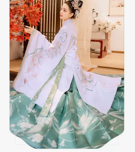 出售！【翩翩】如梦霓裳原创汉服女春季长丝绒...