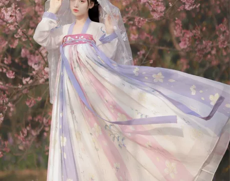 【樱洛】茗月萱齐胸襦裙套装汉服女刺绣正品春...