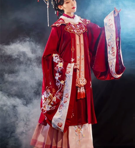 [转卖]摸鱼儿明制【花嫁】立领对襟长衫大袖...