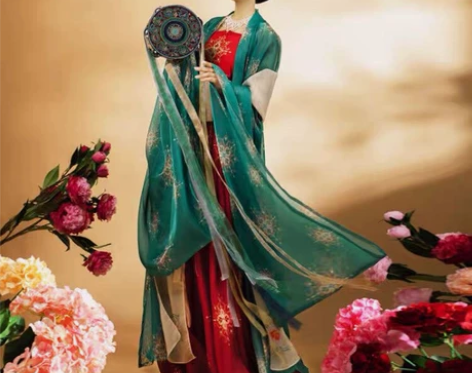 汉服女唐风正品原创，全新，未穿过，吊牌在，...