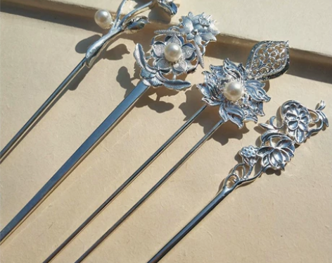 四件套装汉服头饰发簪钗古风簪子中国风古典简...