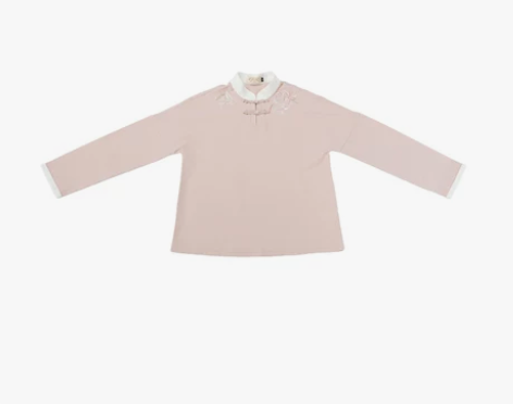 鹿韵记鹿韵记原创改良汉服女装鹤舞立领上衣搭...