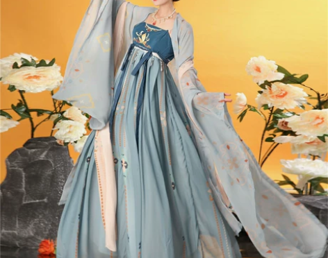 汉旭汉服 复原款诃子裙【至尊红颜】唐制诃子...