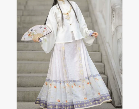 汉服汉服水云归原创筱兔秋冬季拜年服明制立领比