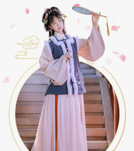 清衣柜 劲合原创汉服 千江月浅黄色下裙 全...