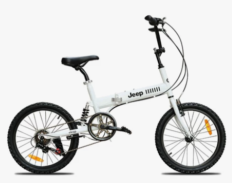 吉普JEEP 20寸折叠自行车 带避震越野...
