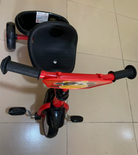 全新二合一小三轮车，有手推杆可推可自己骑，...