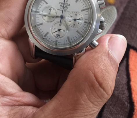 男士手表石英手表欧米家 直径大约39 蓝宝...