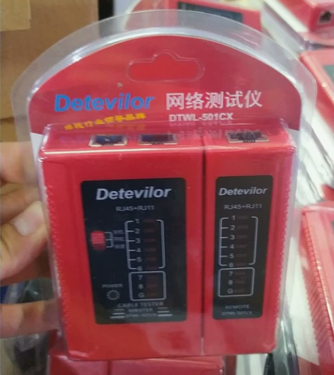 包邮全新网线电话线网络测线仪相序测线器，德...
