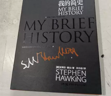 我的简史 霍金 九成新左右的正版书，内页完...