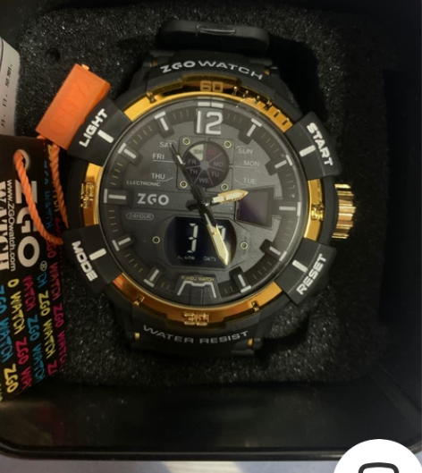 正港 ZGO 手表男防水运动手表 潮流电子...