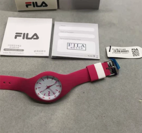 全新FILA斐乐手表官方正品男女情侣学生硅...