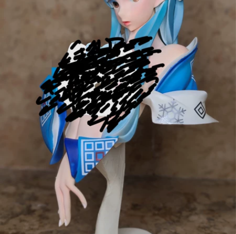 战国兰斯 雪姬 半身像 胸像 手办 涂装成...