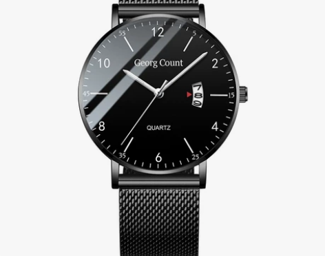 简约青少年高中电子表超薄手表男学生石英表潮...