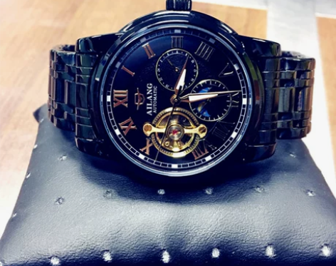 正品镂空陀飞轮全自动机械表手表男士时尚潮流...