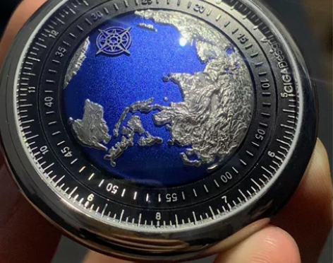 玺佳蓝色星球限量款 环保级地球表 机械表国货之光环保款 生日...