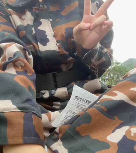 军训服全套:外套短袖裤子帽子腰带 80-1...